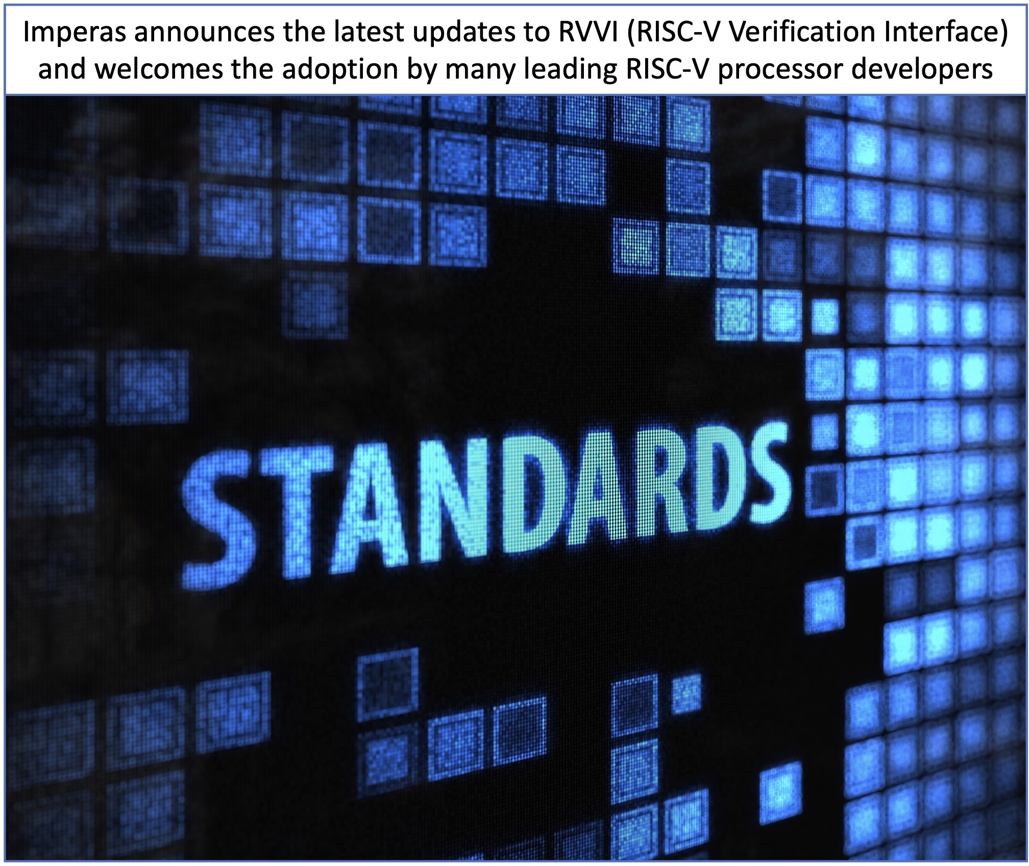 Imperas updates RVVI and welcomes the adoption by leading RISC-V processor developers