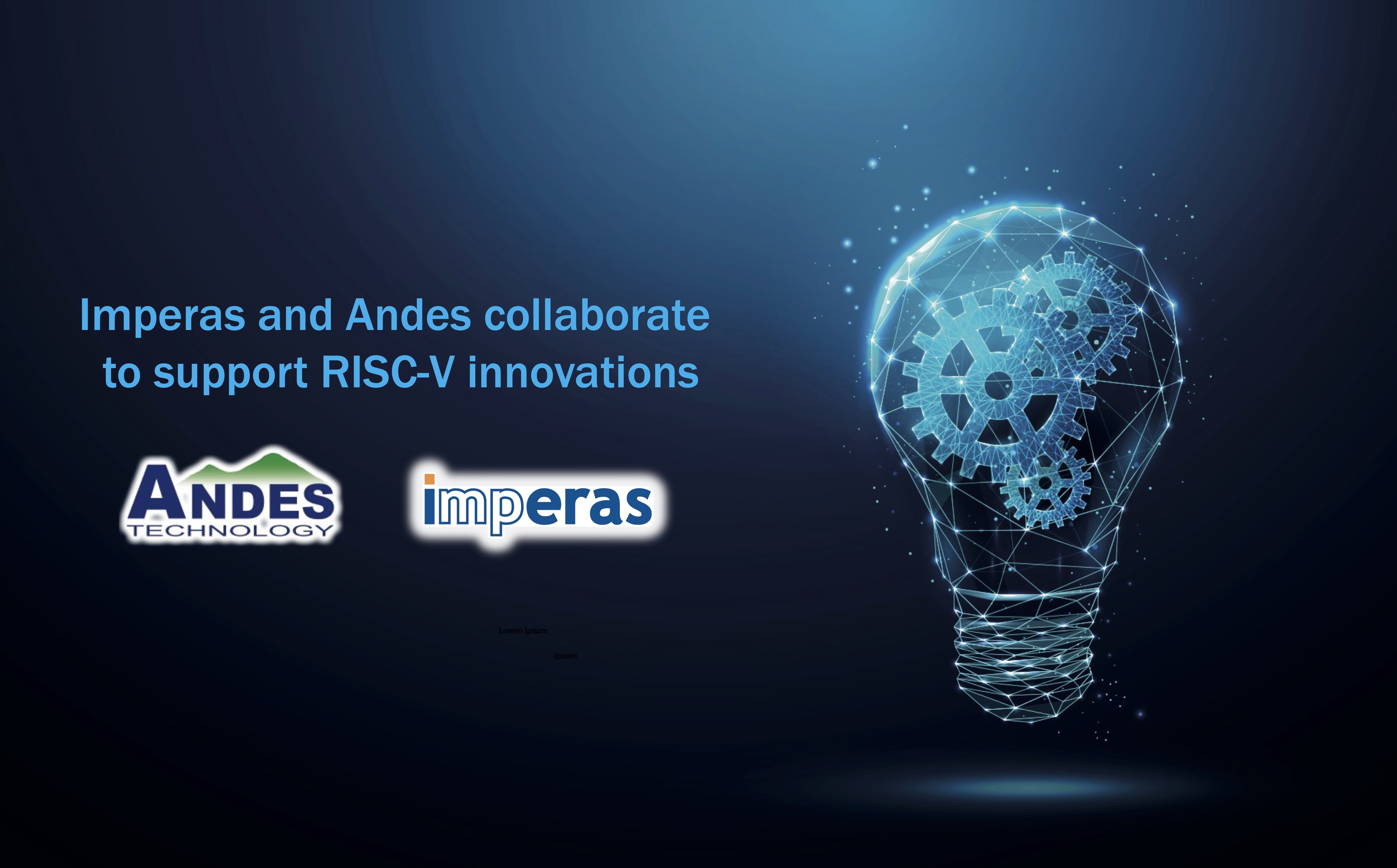 Imperas and Andes for RISC-V Innovation