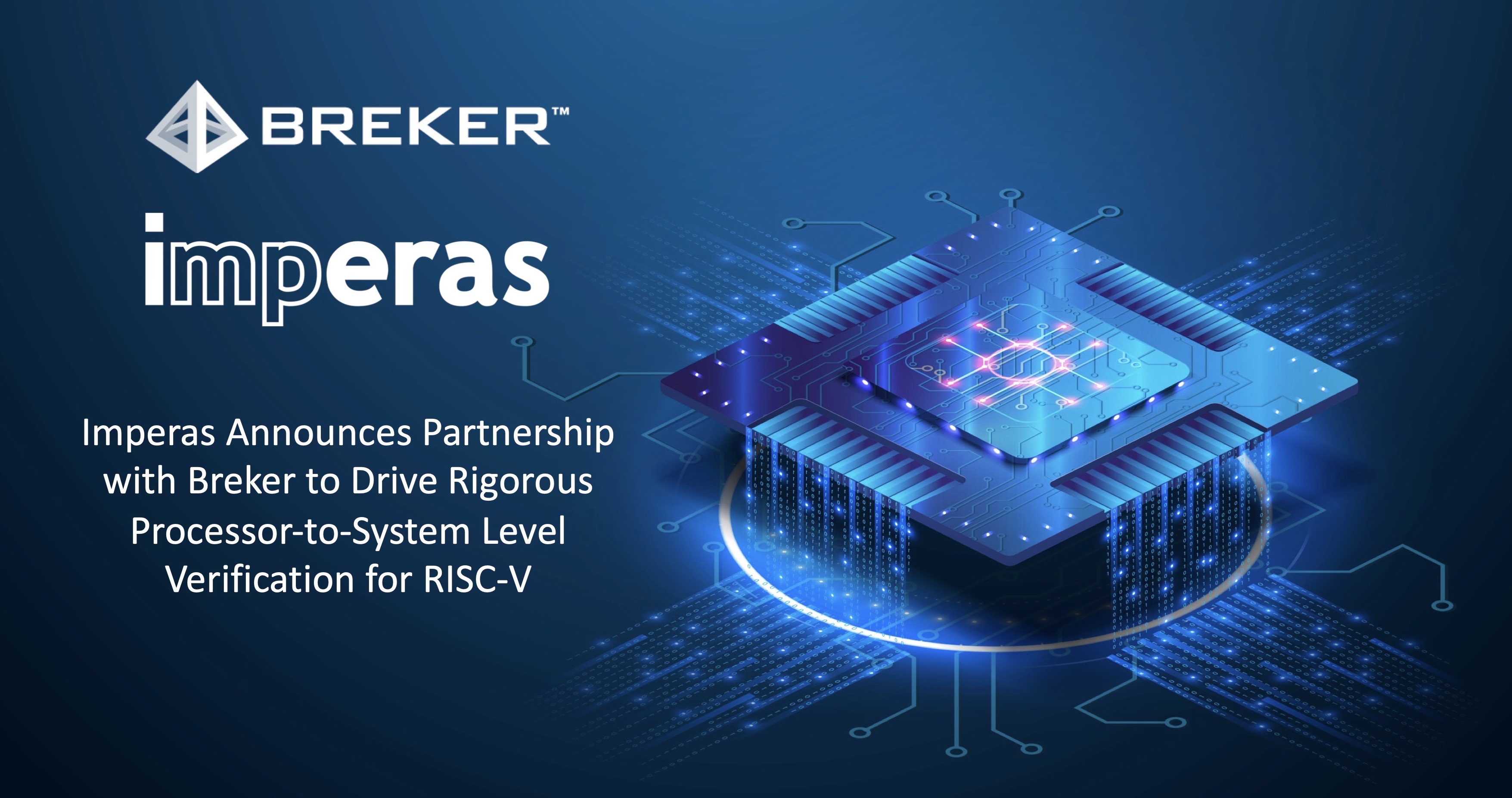 Imperas and Breker partnership for processor-to-system level verification for RISC-V